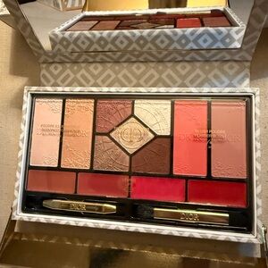 Dior Eyeshadow & Cheek Palette in Gold, Peach, Coral and Pink Tones